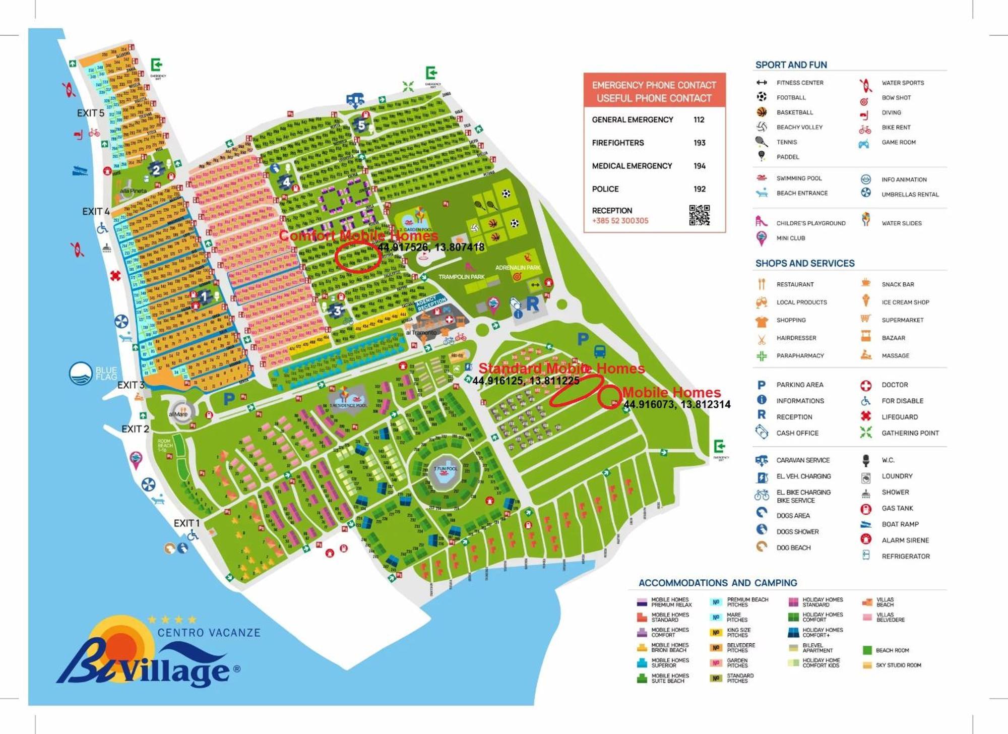Plamar Mobile Homes Bi Village Fažana Eksteriør bilde